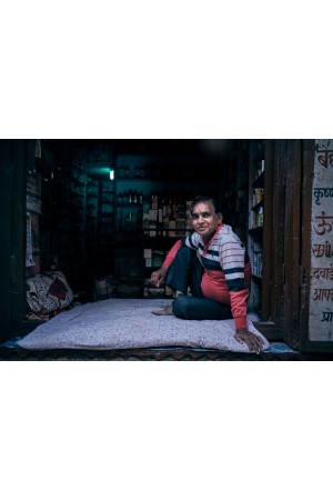 The Man Living in a garage