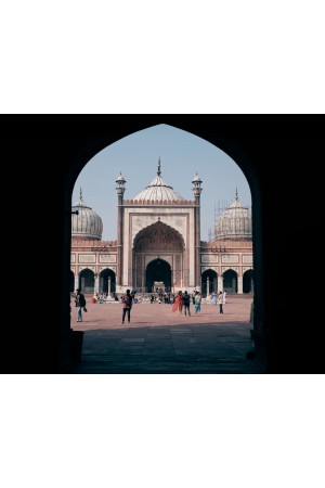 The great Mosq of New Delhi